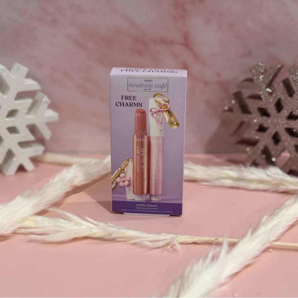 Tarte Kindness Cafe Lip Balm & Gloss Set - Mauve and Pink